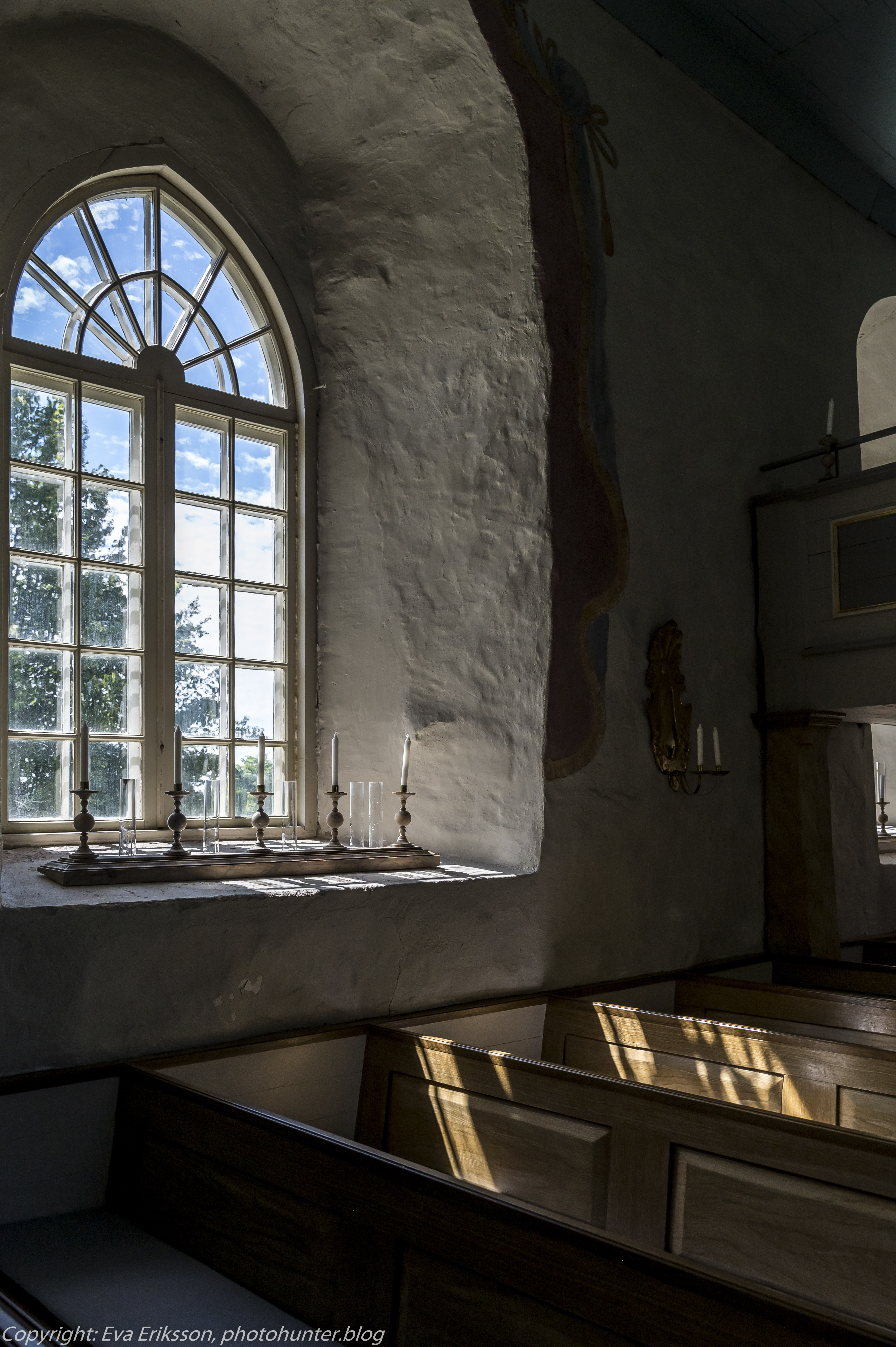 Lavads kyrka. Interiör